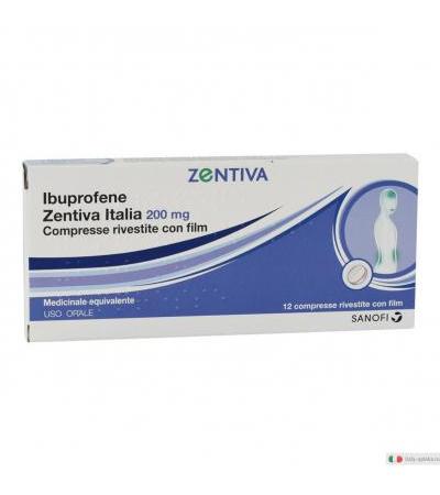 Ibuprofene Zentiva Italia 200mg 12 compresse rivestite con film