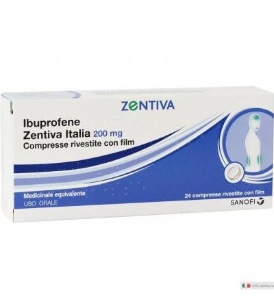 Ibuprofene Zentiva Italia 200mg 24 compresse rivestite con film