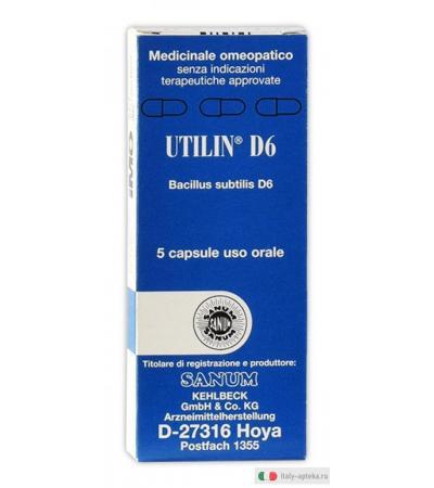 Imo Utilin D6 medicinale omeopatico 5 capsule