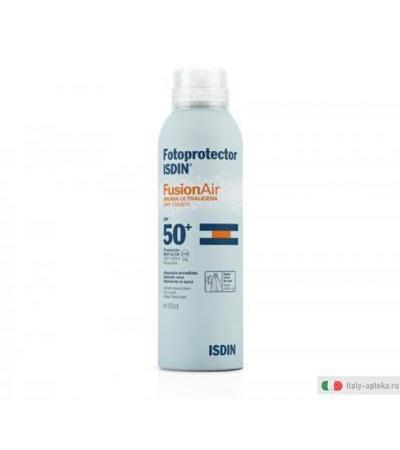 Isdin Fotoprotector Fusion Air protezione solare spray SPF50+ assorbimento immediato 200ml