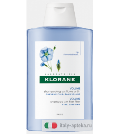 Klorane Shampoo alle Fibre di Lino 400ml