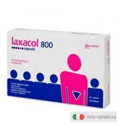 Laxacol 800 normale funzione fisiologica del transito intestinale 30 capsule