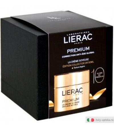 Lierac Premium Crema leggera Soyeuse correzione anti-età globale edizione speciale oro 50ml