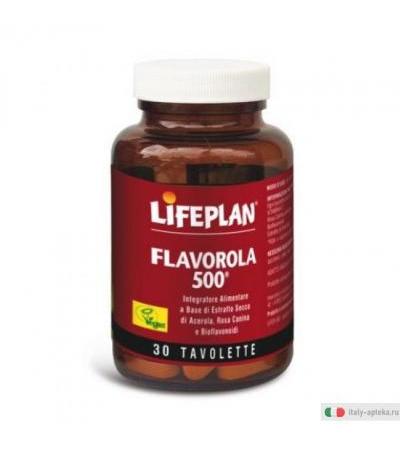 Lifeplan Flavorola 500 favorisce il controllo dell’acidità gastrica 30 tavolette