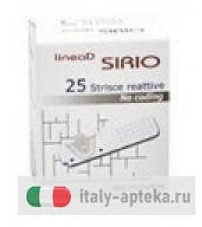 LineaD Sirio 25 strisce reattive per la glicemia