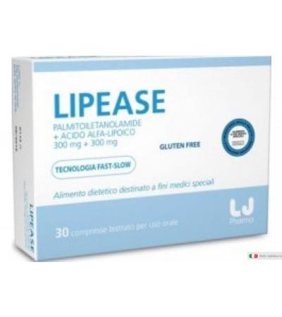 Lipease Palmitoiletanolamide + Acido alfa-Lipoico 300 mg + 300 mg tecnologia fast-slow 30 compresse bistrato per uso orale