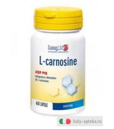 Long Life L-Carnosine 250 mg 60 capsule