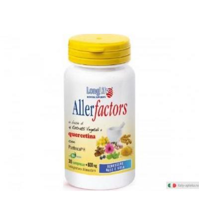 Longlife AllerFactors funzionalità delle vie respiratorie 30 compresse