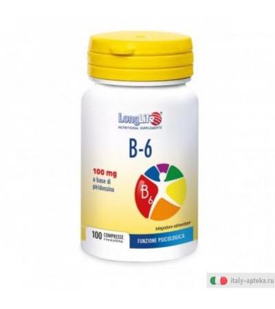 Longlife B-6 vitamina 100 compresse