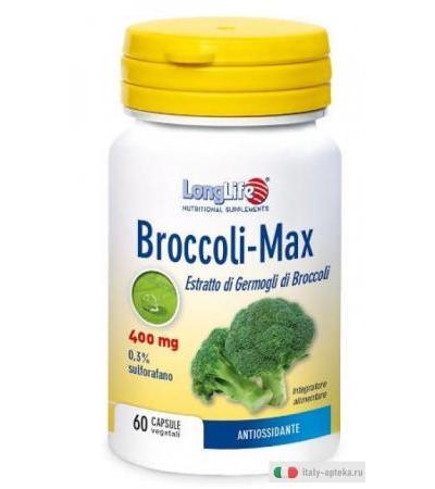 Longlife Broccoli-Max 400mg antiossidante 60 capsule vegetali