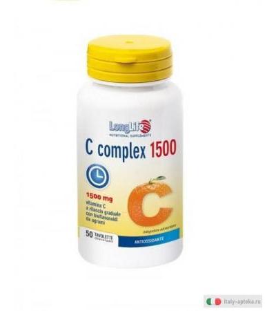 Longlife C Complex 1500 t/r vitaminico 50 tavolette