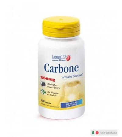 Longlife Carbone benessere intestinale 100 capsule