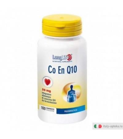 Longlife Co En Q10 20mg vitaminico ed energetico 100 compresse