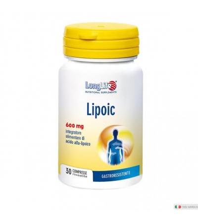 Longlife Lipoic 600mg antiossidante 30 compresse