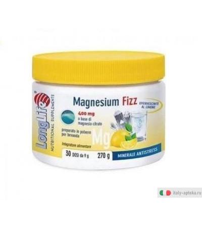 Longlife Magnesium Fizz integratore di magnesio gusto limone 270g