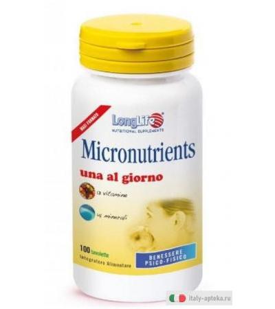 Longlife Micronutrients Multivitaminico-minerale 100 tavolette