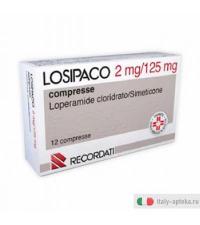 Losipaco 2 mg/125mg 12 compresse