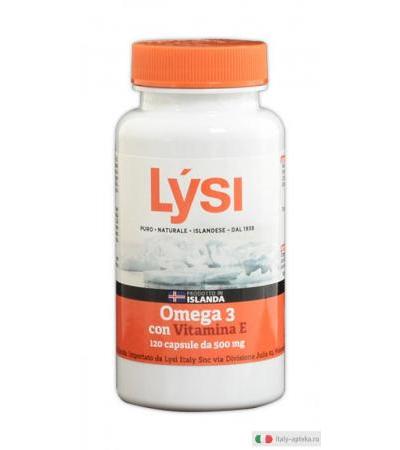 LYSI Omega 3 con Vitamina E 120 capsule da 500 mg