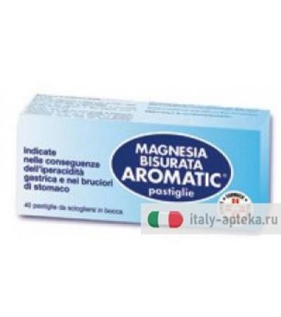 Magnesia Bisurata Aromatic antiacido antiulcera 80 Pastiglie
