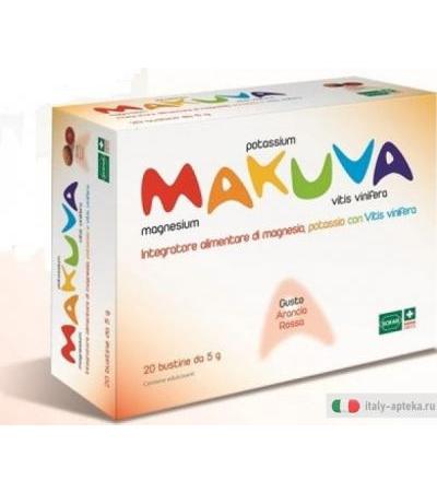 Makuva integratore alimentare 20 bustine ARANCIA ROSSA