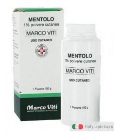 Marco Viti Mentolo 1% polvere cutanea 100g