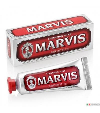 Marvis Cinnamon Mint dentifricio gusto menta e cannella 25ml