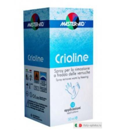 Master Aid Crioline verruche spray per la rimozione delle verruche 12 applicazioni 50ml