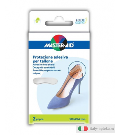Master-Aid Foot Care Protezione Adesiva per Tallone 2 pezzi