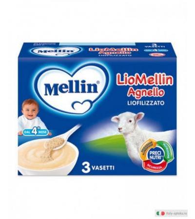 Mellin Liomellin Agnello Liofilizzato 3 vasetti