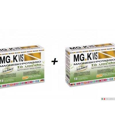 MG.K VIS Magnesio Potassio tè verde 14 bustine +IN OMAGGIO 1 CONFEZIONE
