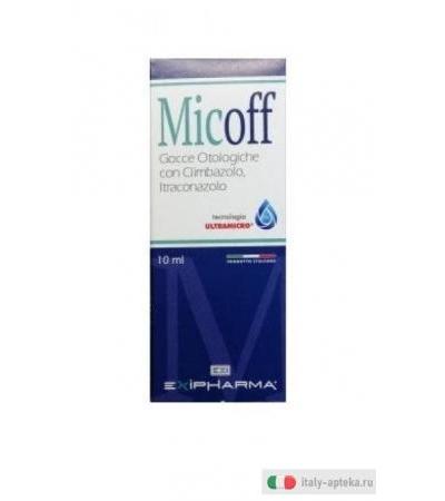 Micoff Gocce Otologiche per l'igiene e la protezione dell'orecchio 10ml