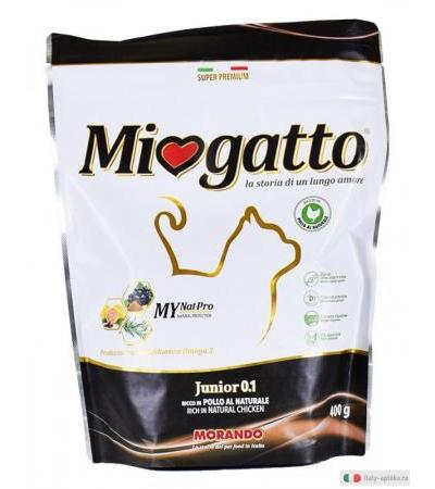 MioGatto Junior 0.1 crocchette per gatti con carni bianche 400g