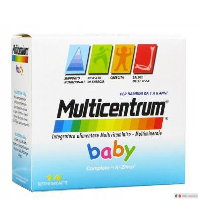 Multicentrum Baby integratore da 1 a 6 anni 14 bustine