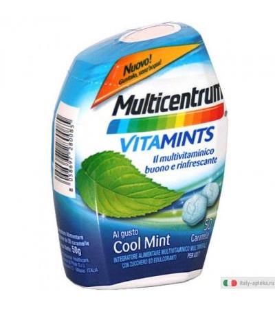 Multicentrum Vitamints 50 caramelle gusto cool mint