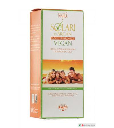 Najtu Solari di Argan doccia bronze vegan per mantenere l'abbronzatura 150ml