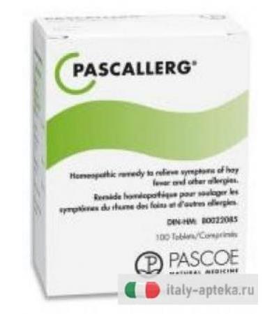Named Pascoe Pascallerg medicinale omeopatico 100 capsule
