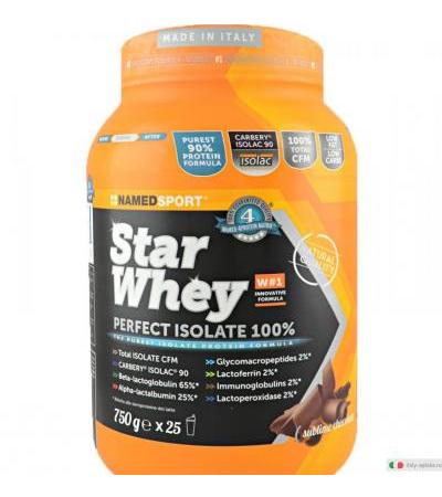Named Star Whey integrazione proteica per lo sportivo gusto sublime chocolate 750gr