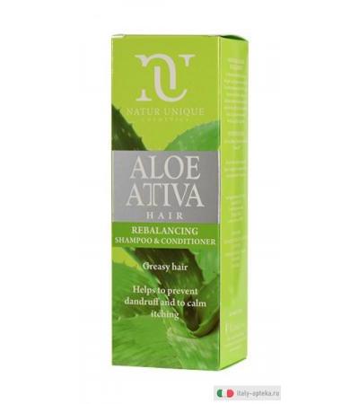 Natur Unique Aloe Attiva capelli shampoo e balsamo riequilibrante 250ml