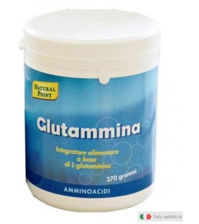 Natural Point Glutammina amminoacidi in polvere 370gr