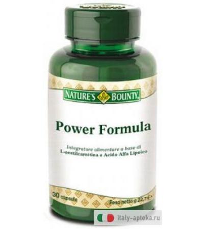 Nature's Bounty Power Formula 30 capsule