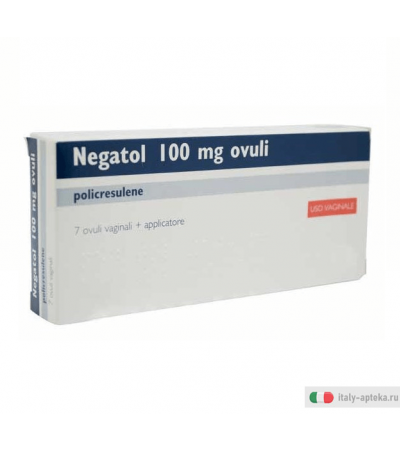 Negatol 7 ovuli vaginali 100mg