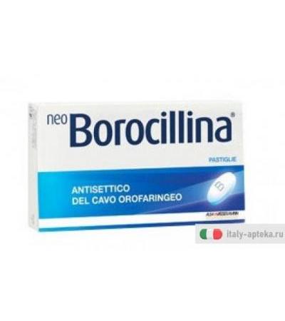 NeoBorocillina Antisettico cavo orofaringeo 16 pastiglie