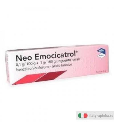 Neoemocicatrol unguento rinologico disinfettante della musosa nasale 20 g