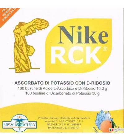 New Mercury Nike RCK integratore alimentare ascorbato di potassio 200 bustine