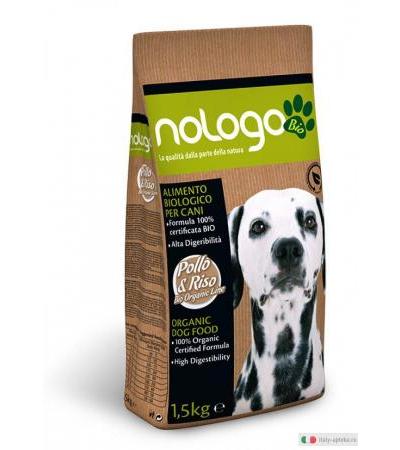 Nologo Bio Alimento Biologico per cani Pollo&Riso 1,5kg