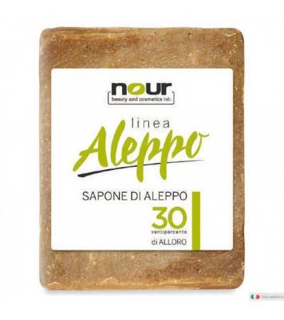 Nour Sapone di Aleppo cubo 30% di olio di alloro 200g