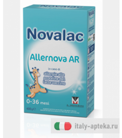 Novalac Allernova AR Latte senza lattosio 0/36 mesi 400g