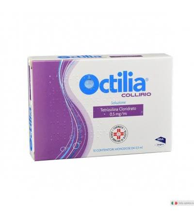 Octilia Collirio decongestionante 10 flaconcini monodose Tetrizolina Cloridrato 0,5mg/ml