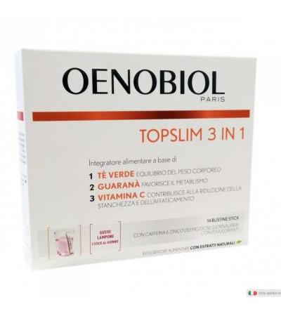 Oenobiol TopSlim 3 in 1 14 bustine stick gusto lampone