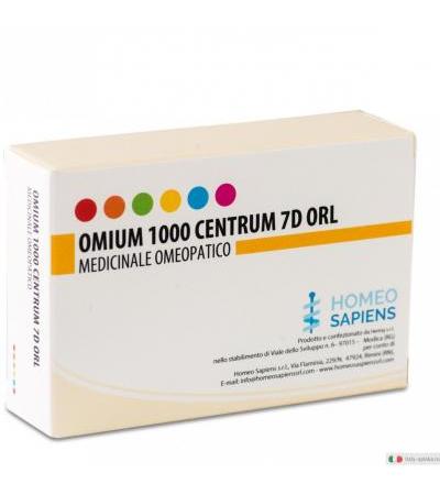 Omium 1000 Centrum 7D Orl medicinale omeopatico 30 capsule